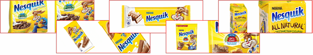 Ассортимент Nesquik