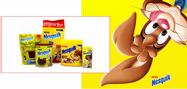 Nesquik продукция